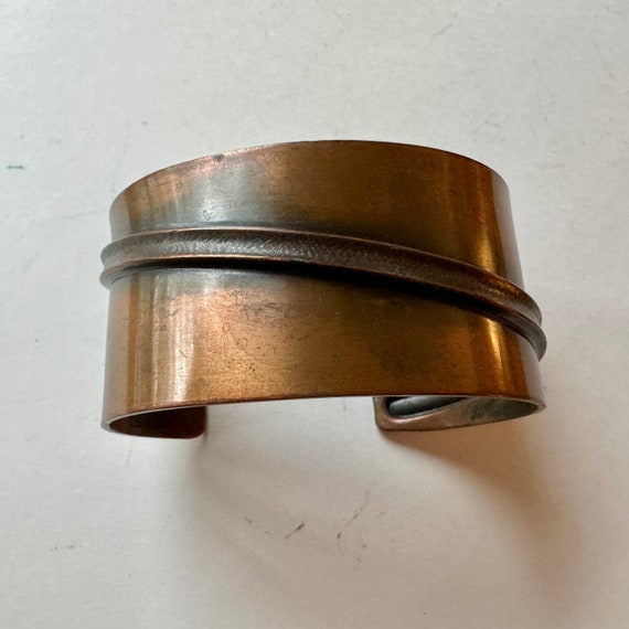 Solid Copper Cuff Bracelet - image 4