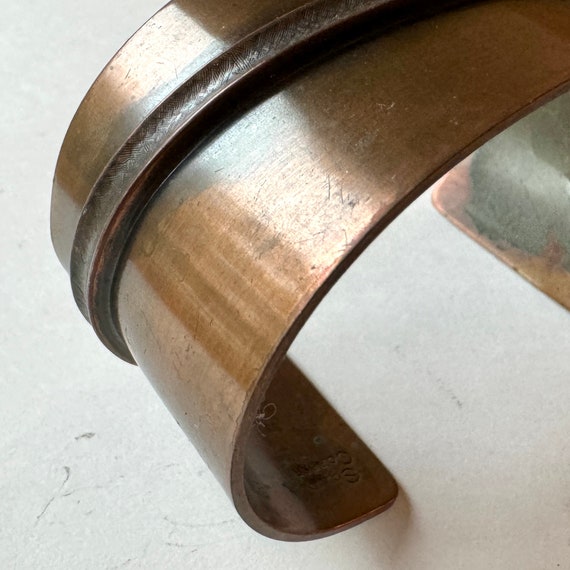 Solid Copper Cuff Bracelet - image 2