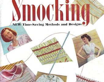 Entire PDF book of smocking patterns for women and children including draftable pattern pieces