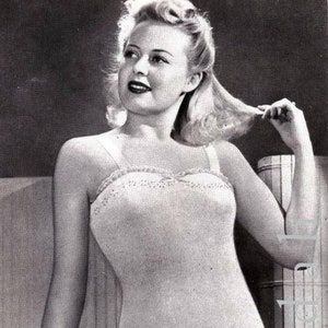Lingerie patterns, entire book, sleepwear, 9 vintage knitting patterns, step-ins, vest scantees, dressing jacket 1940s bed jacket bedsocks