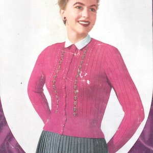 Rare vintage knitting patterns, 1950s fashion, royal themes, entire PDF book image 10