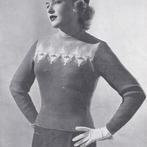 Rare vintage knitting patterns, 1950s fashion, royal themes, entire PDF book image 5
