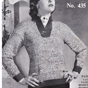 7 X Retro Knitting Patterns, 1950s Fashion, Women's Knits, Wiggle Swing ...
