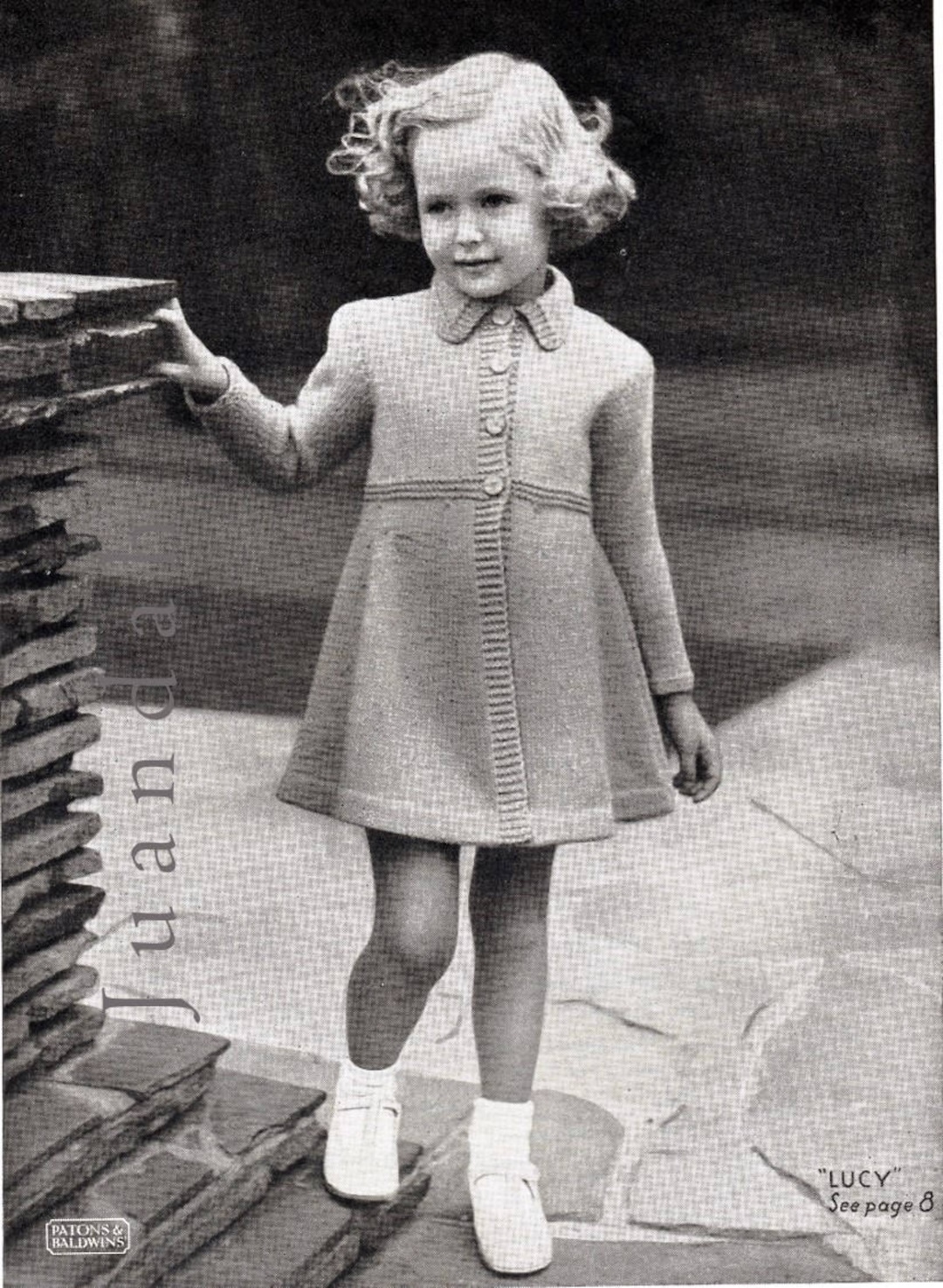 12 X Vintage Children's Knits, PDF Patterns, 1940s, Girls and Boys