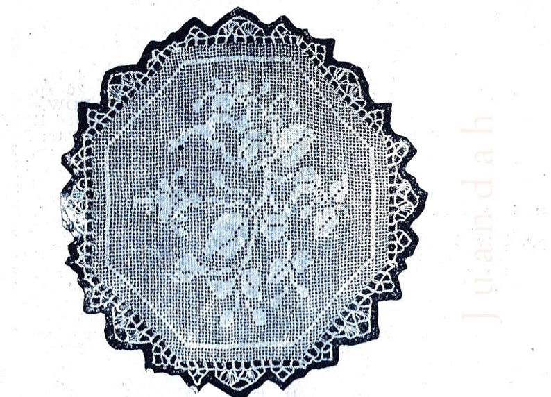 milk jug cover table centre sandwich d/'oyleys 1950s crochet book rare patterns for doyleys 14 PDF patterns