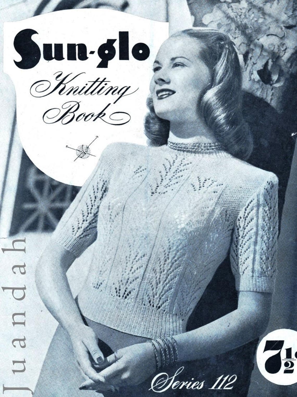 Vintage knitting patterns 1940s fashion women's knits Etsy