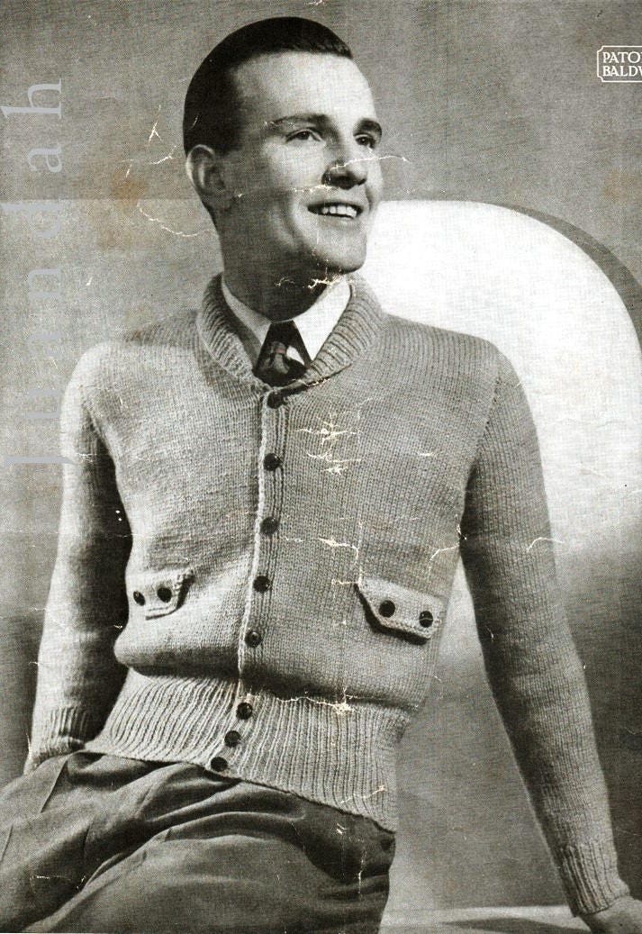 Entire PDF Collection of 1940s Military Men's Knits, 30 Wartime Knits ...