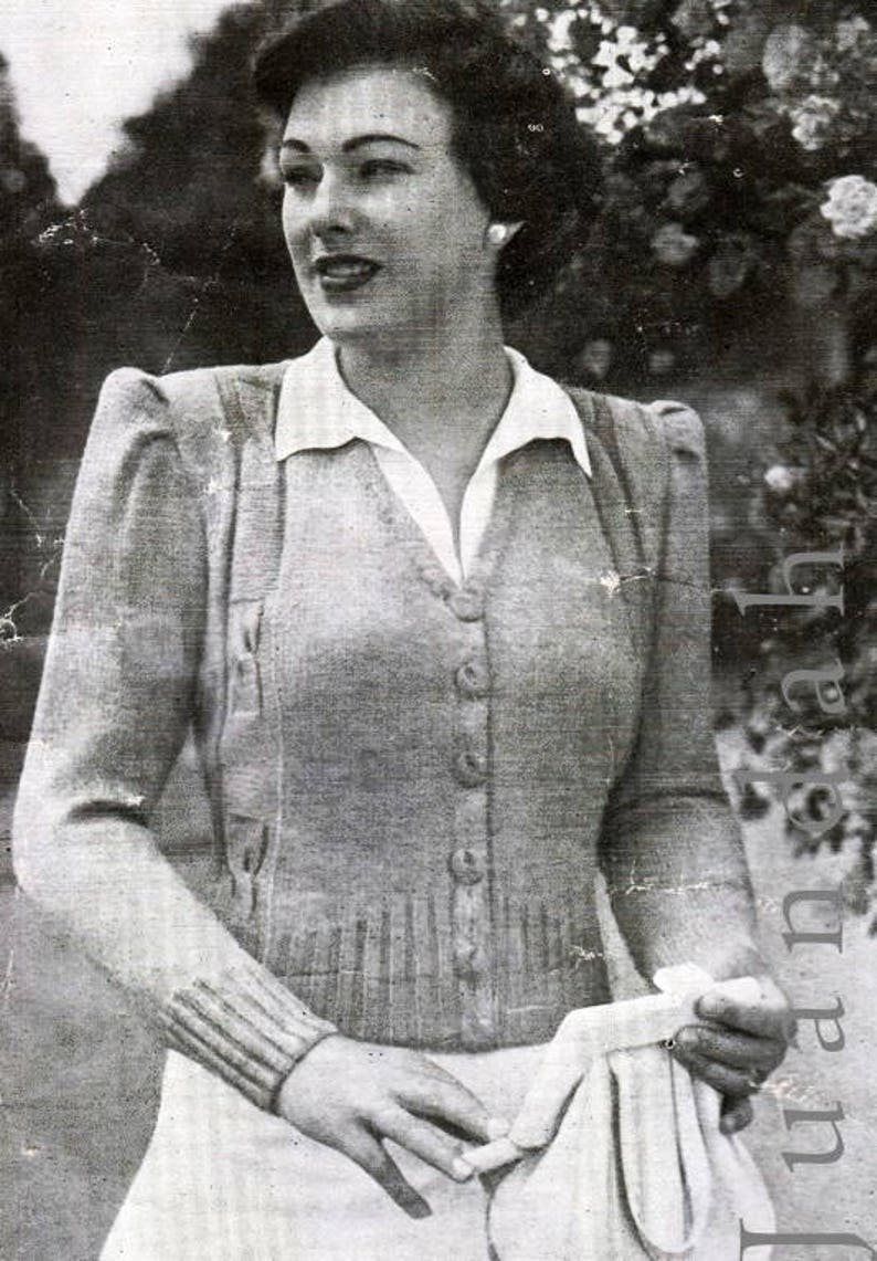 Pdf Book Of Vintage Knitting Patterns 1940s Fashion Women S Knits 7 Knitting Patterns Pdf Book Of Vintage Knitting Patterns 1940s Fashion Women S Knits 7 Knitting Patterns