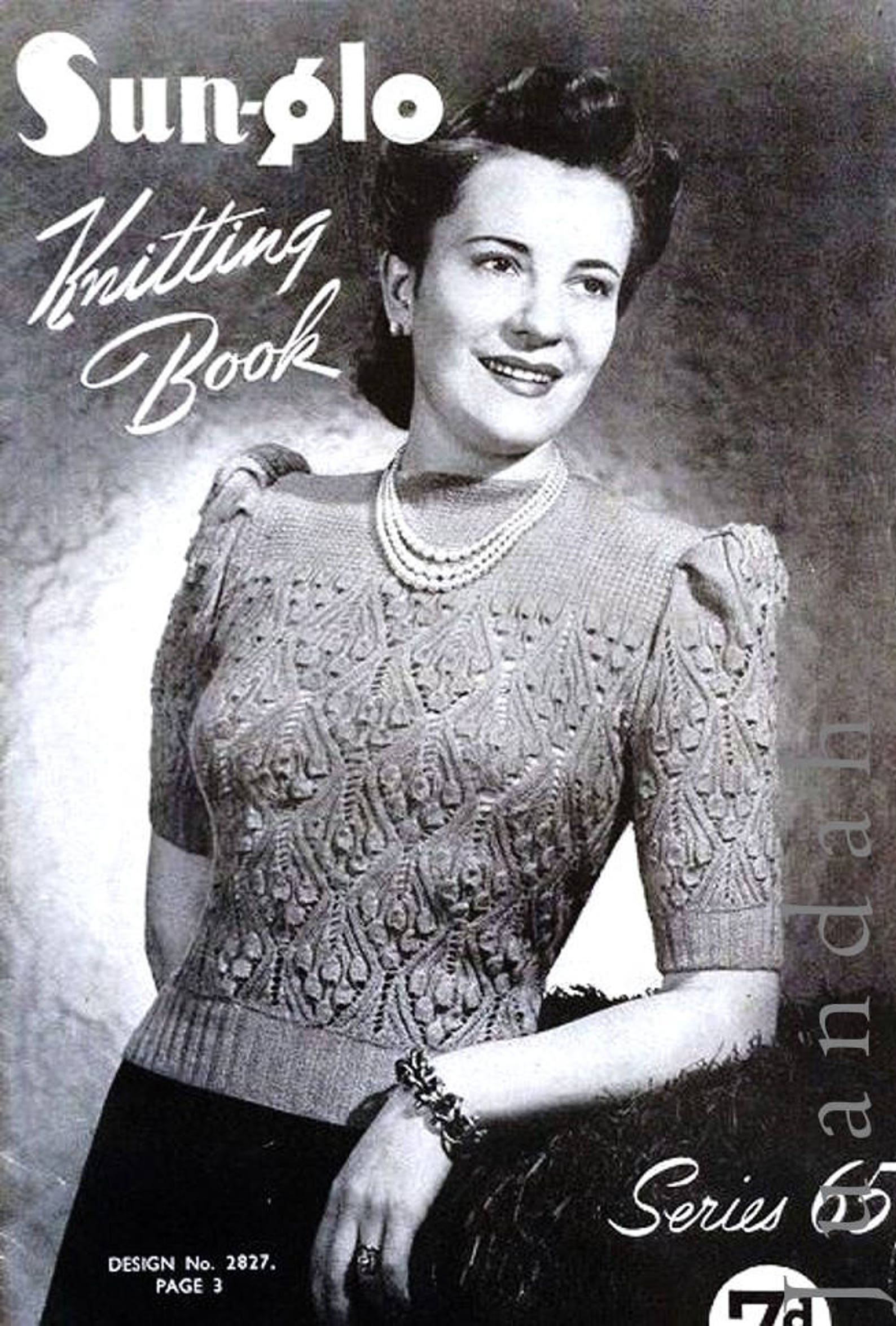 Pdf Book Of Vintage Knitting Patterns 1940s Fashion Women S Knits 7 Knitting Patterns Pdf Book Of Vintage Knitting Patterns 1940s Fashion Women S Knits 7 Knitting Patterns