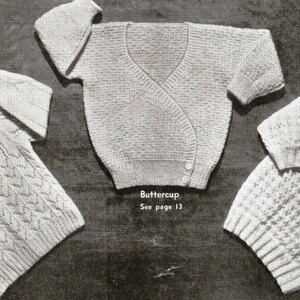 Book of Rare Vintage Baby Knits 17 PDF Patterns 1940s - Etsy