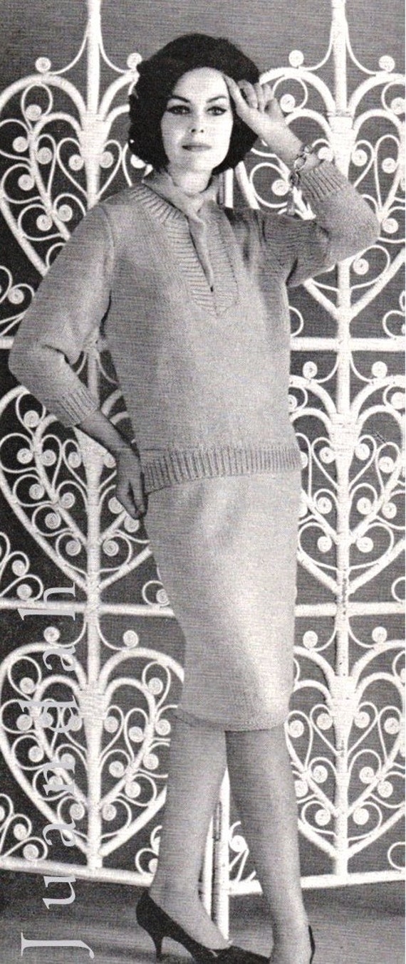 PDF Women's Knits, Entire Book, Poodle Jumper, 1950s Designs, 9