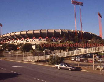 Candlestick Park Stadium Photograph Exterior in San Francisco where Fans watched 49er football and SF Giants baseball by untouchedtcphotos