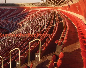 Candlestick Park Stadium Red Chairs Photographie - Différentes tailles, SF Giants Stadium Photo, The Stick Chairs Picture, San Francisco Old Stadium