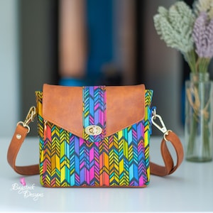 Aria Mini Crossbody Bag - Bagstock Sewing Pattern, PDF sewing pattern