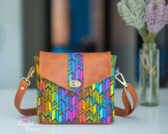 Aria Mini Crossbody Bag - Bagstock Sewing Pattern, PDF sewing pattern