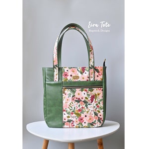 Eira Tote - Bagstock Sewing Pattern, PDF sewing pattern