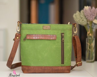 Belamour Crossbody Bag - Bagstock Sewing Pattern, PDF sewing pattern