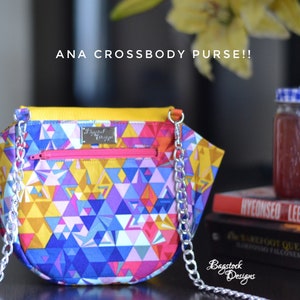 Ana Crossbody Purse Bagstock Designs Sewing Pattern, PDF sewing pattern image 7