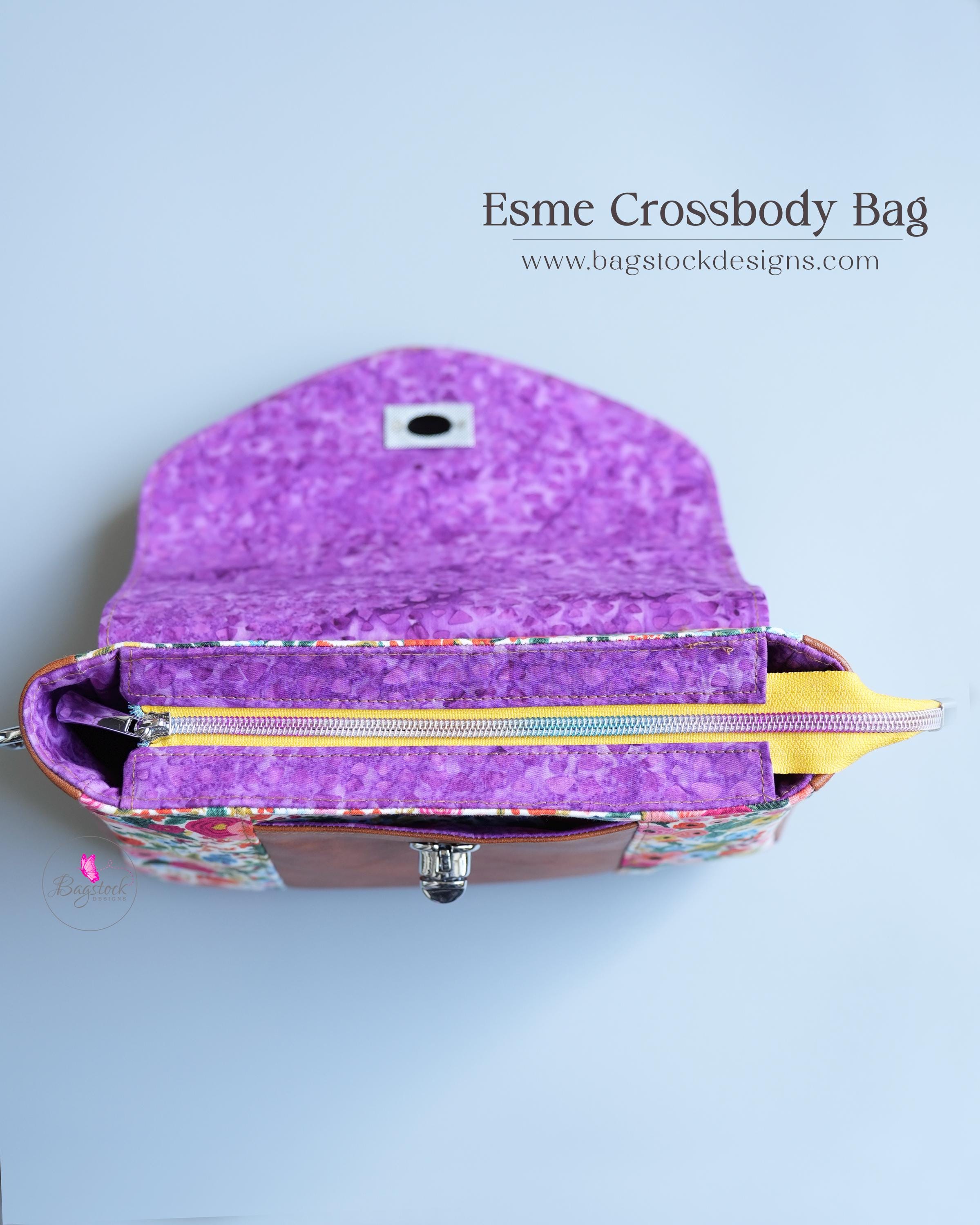 Esme Crossbody Bag - Bagstock Sewing Pattern, PDF Sewing Pattern - Etsy