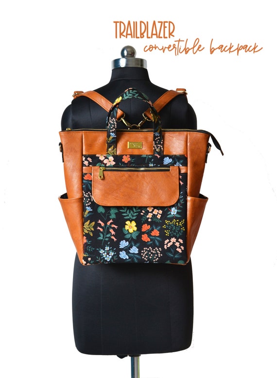 Sew A Convertible Backpack Tote - free sewing pattern!