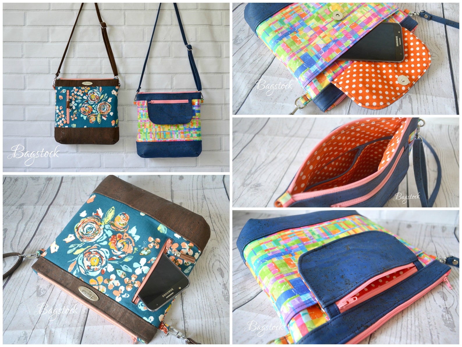 The Jasmine Sling Bag PDF sewing pattern Bagstock Designs | Etsy