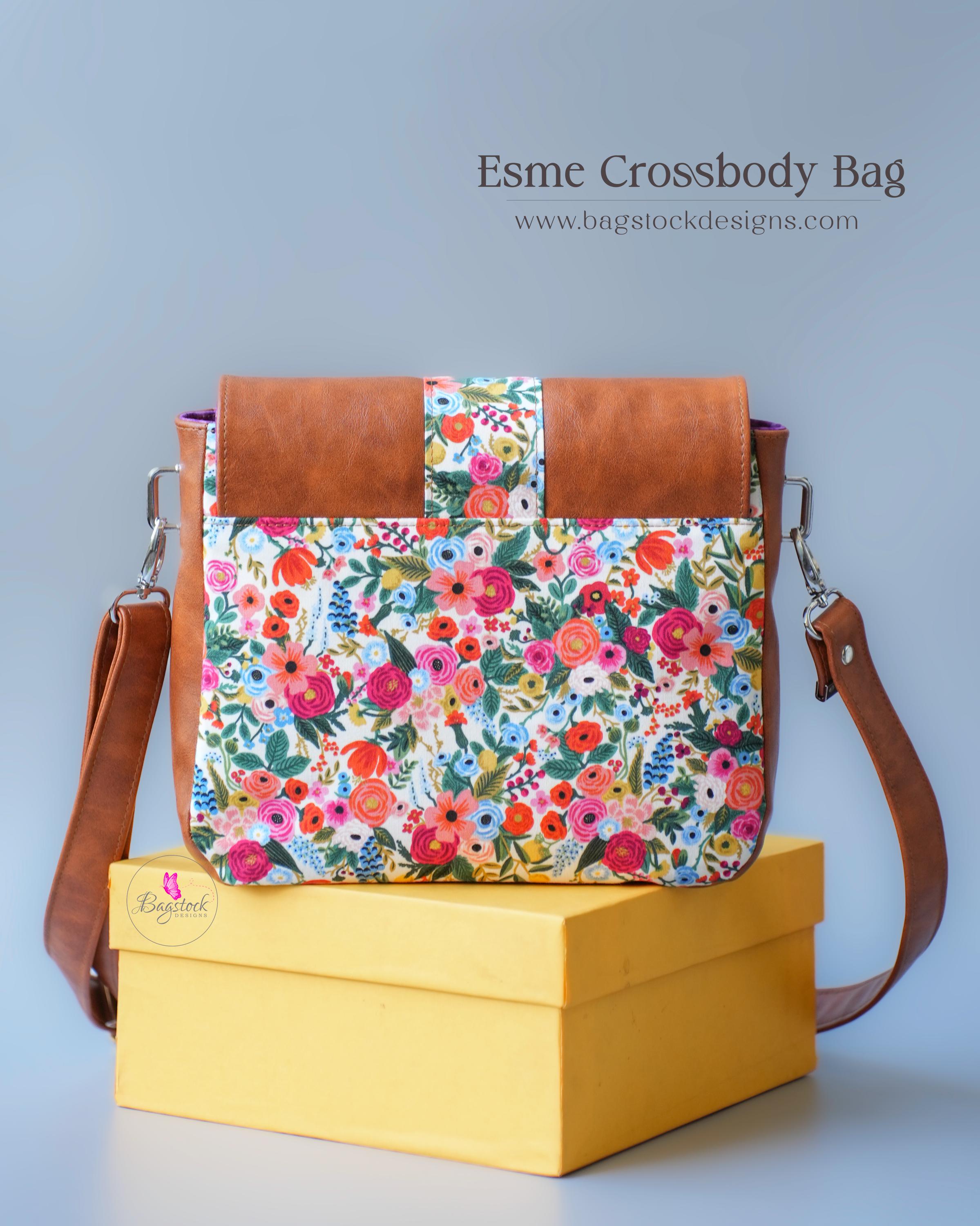 Esme Crossbody Bag - Bagstock Sewing Pattern, PDF Sewing Pattern - Etsy