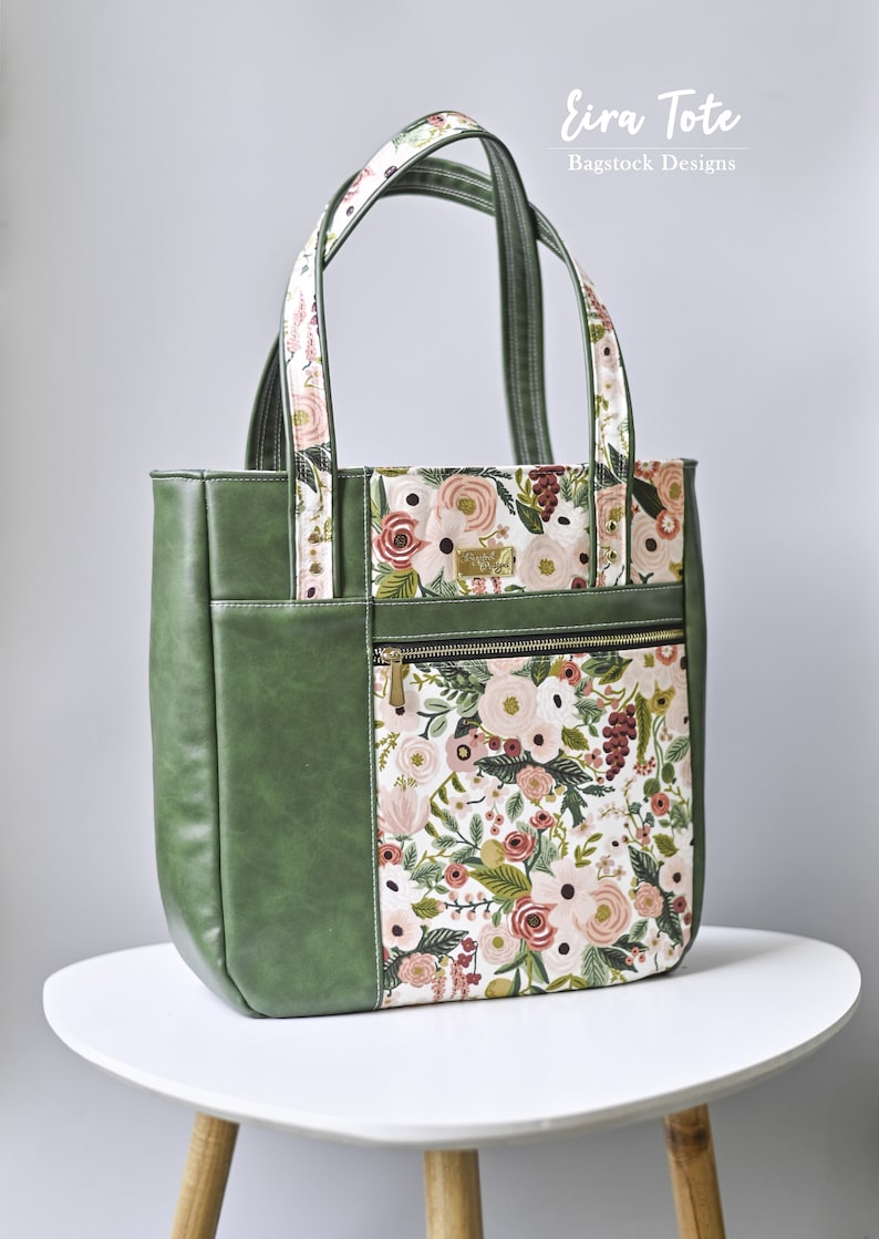Eira Tote Bagstock Sewing Pattern PDF Sewing Pattern Etsy