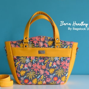 Ilaria Handbag - Bagstock Sewing Pattern, PDF sewing pattern