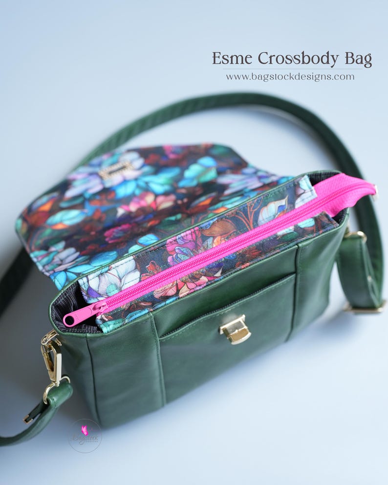 Esme Crossbody Bag - Bagstock Sewing Pattern, PDF Sewing Pattern - Etsy UK