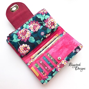 Mia Everyday Wallet Bagstock Sewing Pattern, PDF Sewing Pattern - Etsy