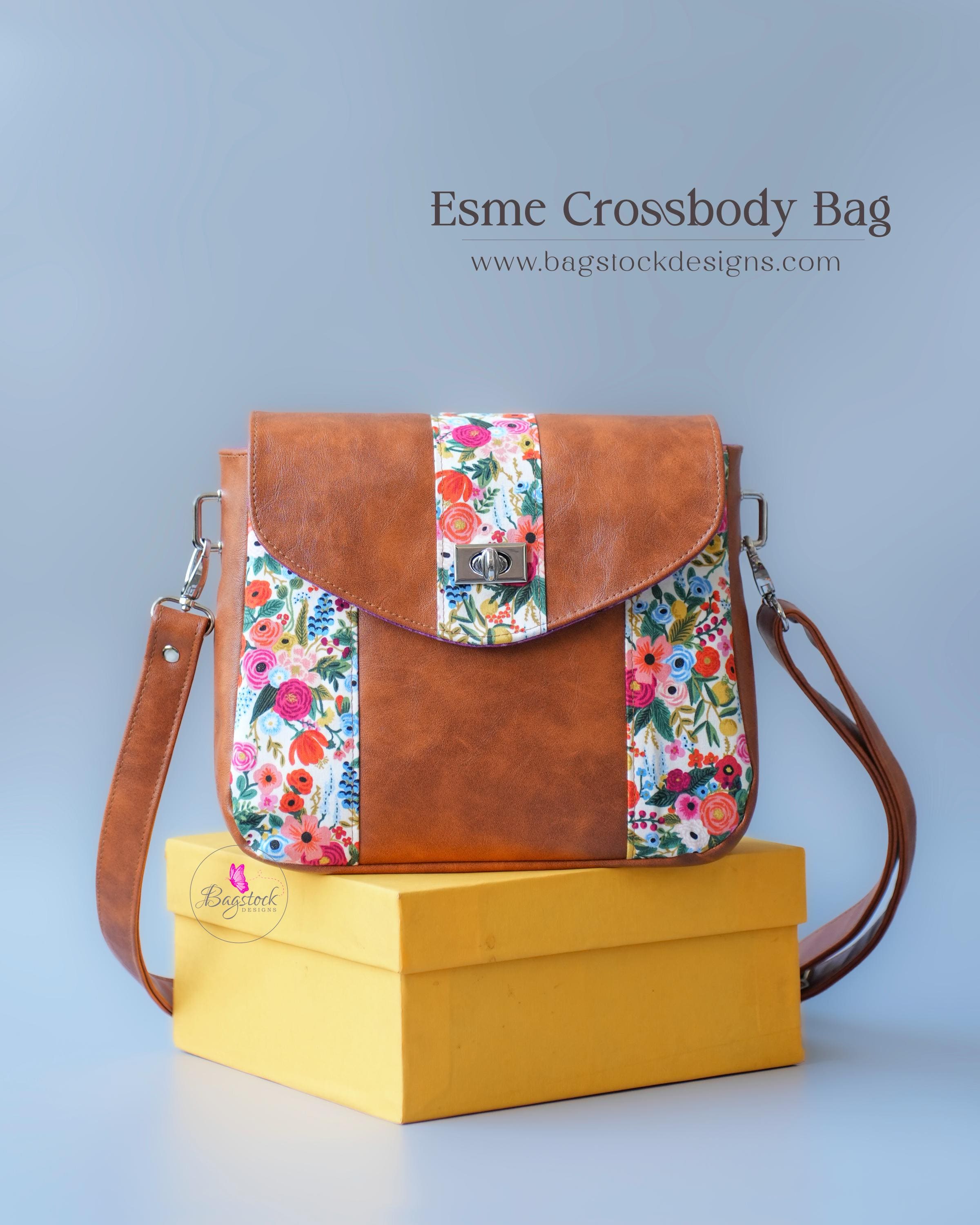 Esme Crossbody Bag - Bagstock Sewing Pattern, PDF Sewing Pattern - Etsy
