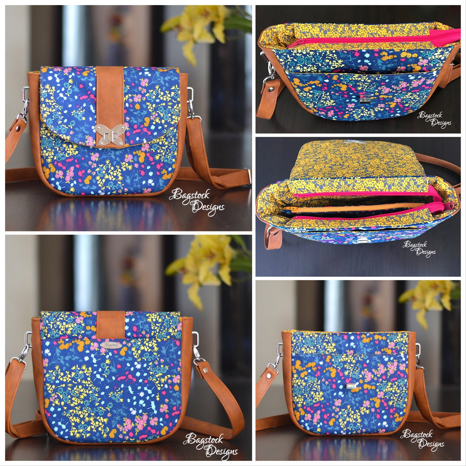Serin Sling Bag Bagstock Sewing Pattern PDF Sewing Pattern Etsy