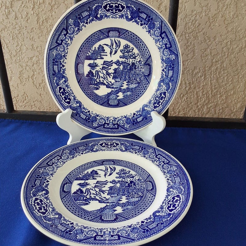 Willow Pattern Plate - Etsy