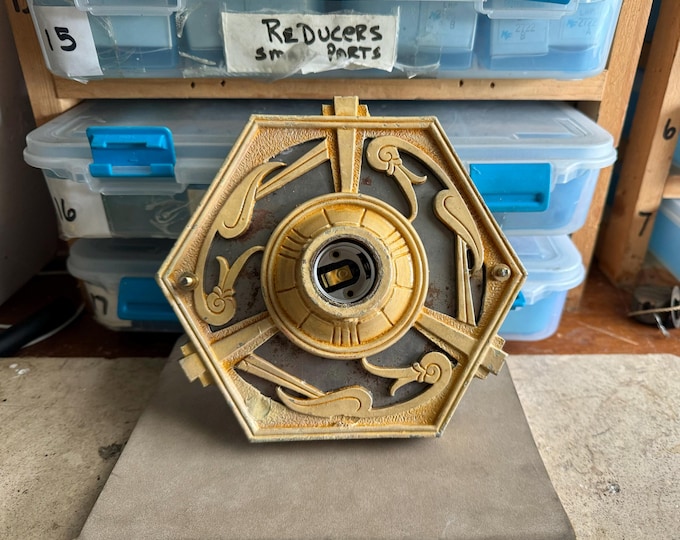 Antique Flush Mount Ceiling Light Fixture, 1910's Single Bulb with Tin Plate, Original Decor, Restored and Ready to Install