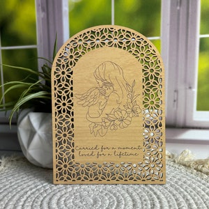 Miscarriage and Baby Loss Gift | Baby Memorial | Pregnancy Loss | Bereavement Gift | Stillbirth Memorial | Angel baby Plaque | Infant Loss