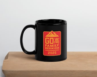 Go Family Reunion Black Glossy Mug
