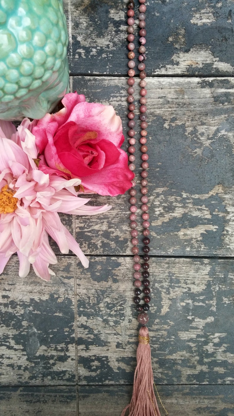 gemstone mala necklace