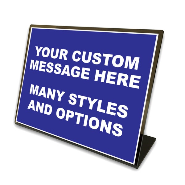 Self Standing Sign Etsy