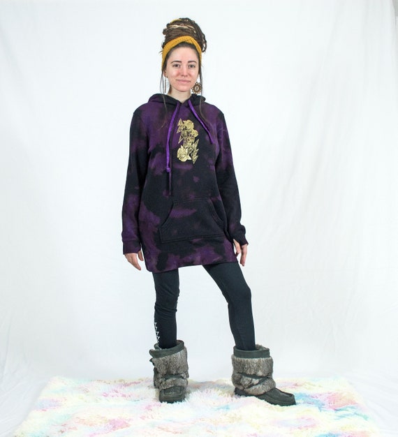glitter hoodie dress Cozy Fleece REVERSE DYE sale: 20December US