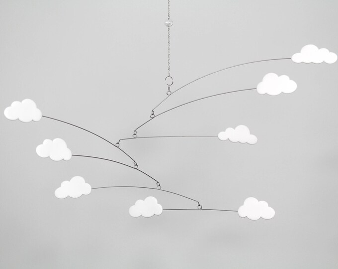 monochrome cot mobile