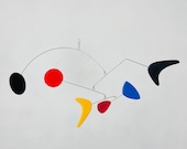 Abstract Art Hanging Mobile, Kinetic Mobile, Art Mobile, Modern Mobile, Mid Century Modern, Hanging Sculpture, Art Decor, Modern Home