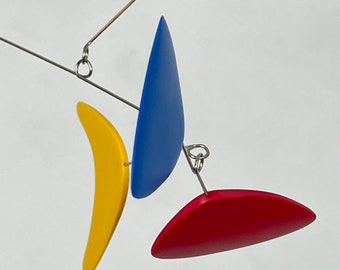アート・デザイン・音楽 Bauwagen | Mobile Squatters Abstract Art Hanging Kinetic Mobile, Modern Mobile, Mid