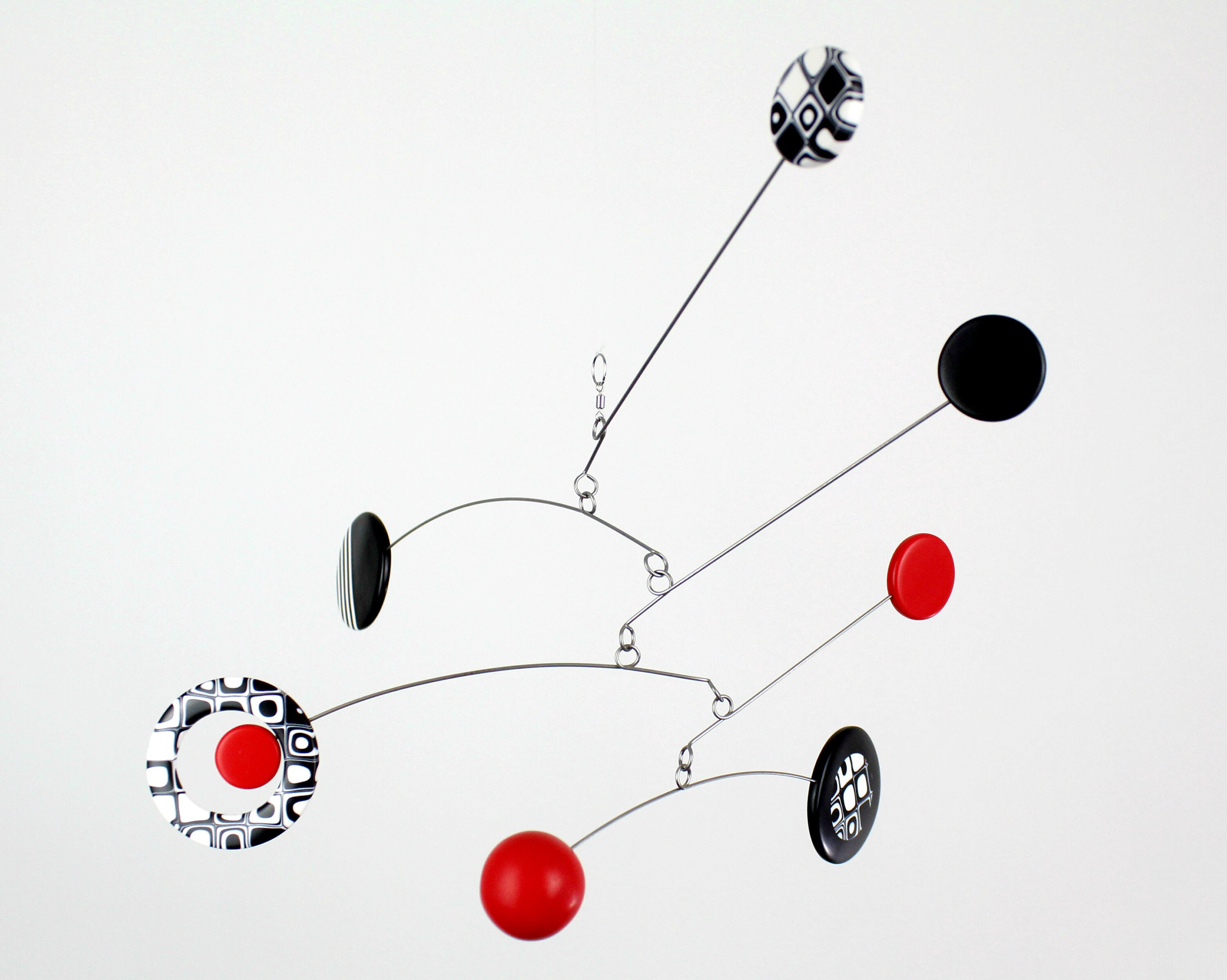 Monochrome Baby Mobile, Nursery Mobile, Baby Gift, Modern Hanging