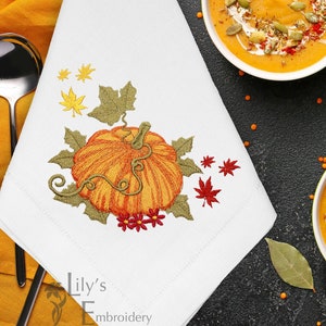 Pumpkin Fest Machine Embroidery Design - 3 sizes