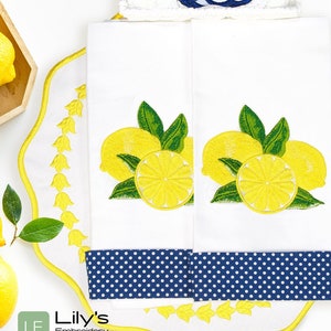 Machine Embroidery Design | Lemons Machine Embroidery Designs 5 Sizes