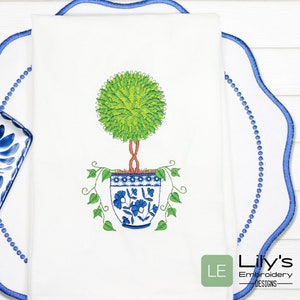 Machine Embroidery Design | Topiary Machine Embroidery Design