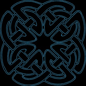 Celtic Quilting background Machine Embroidery Designs 4&quot; , 5&quot; and 6&quot;  size - # 10