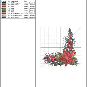 Weihnachten Ränder & Ecken Maschinenstickmotive - 2 Größen (8 Designs) 4X4, 5X7 Hoop Bild 8