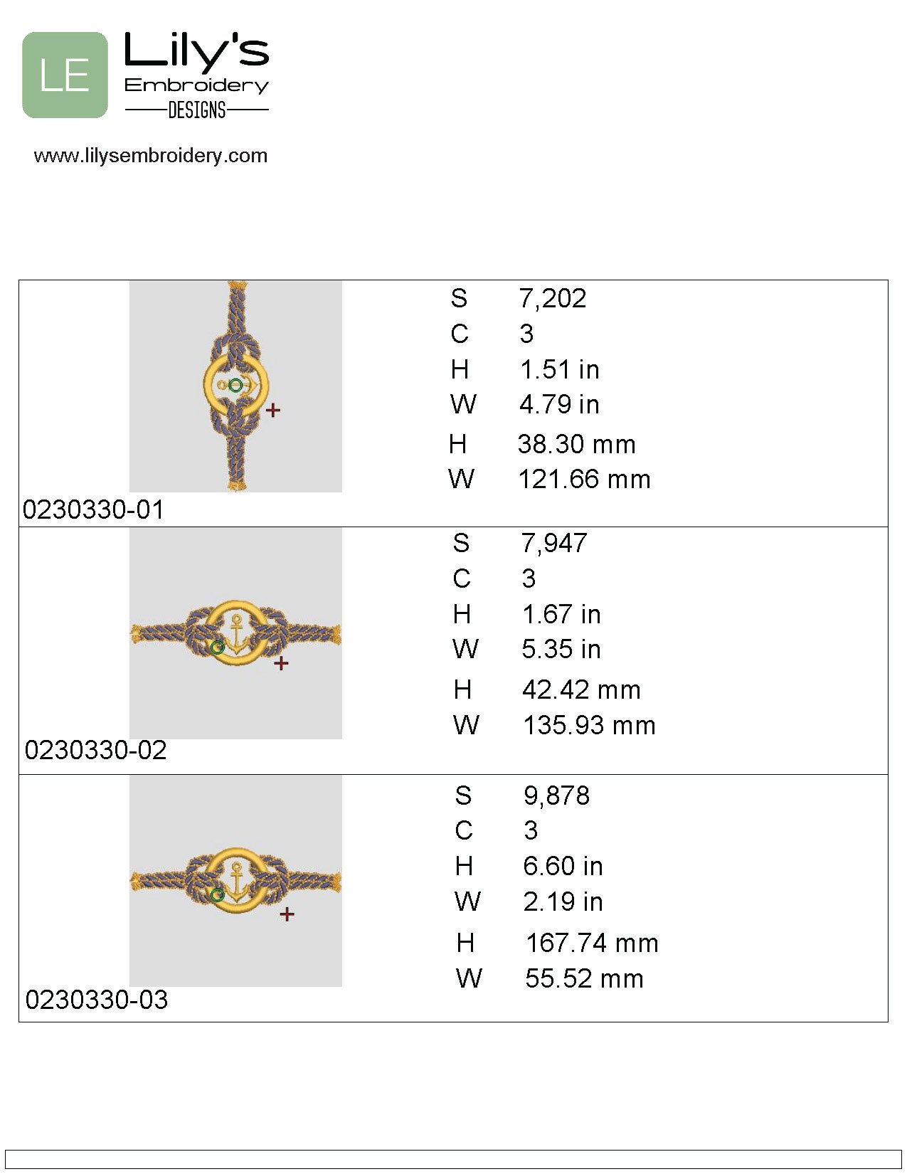 Nautical Rope Key Sizes Nautical Rope Knot Anchor Machine Embroidery Design - 3 Sizes - Etsy
