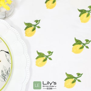 Machine Embroidery Design | Tiny Lemons Machine Embroidery Designs 2 Sizes - 4X4 Hoop